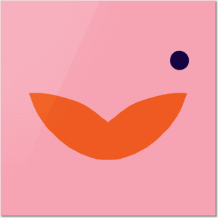 Lipstick Smile Mask Posters and Art